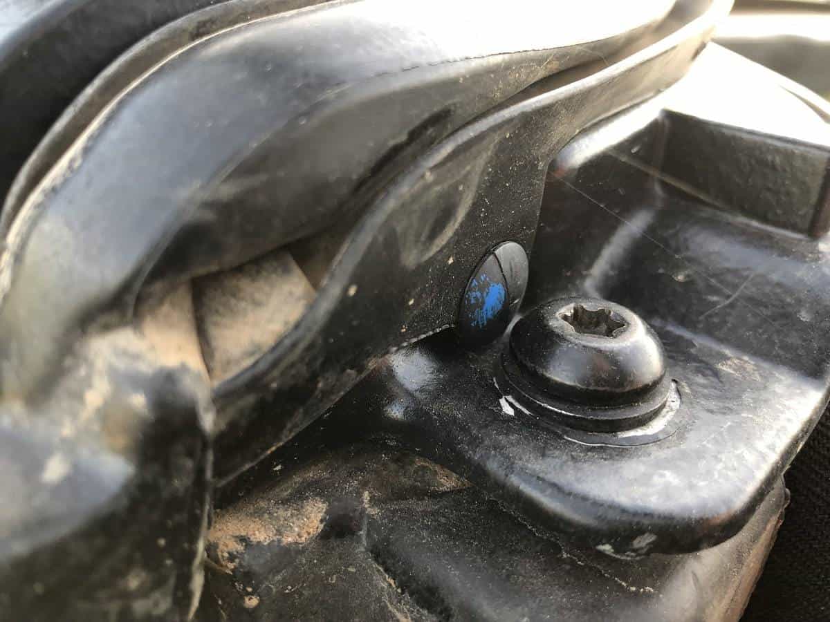 Leaking Jeep Hard Top Bolt