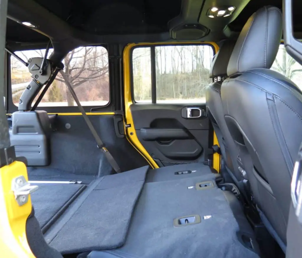 Jeep Wrangler Back Seat